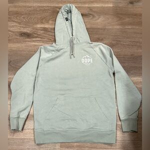 DOPE Men's Light Green Hoodie